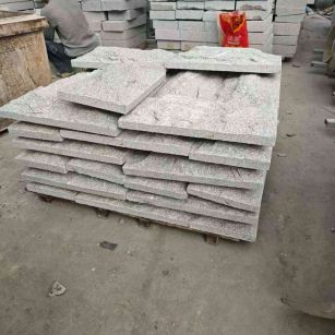 秦皇岛芝麻白蘑菇石，自然面