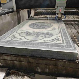 秦皇岛芝麻灰雕刻版异形雕刻异形定制