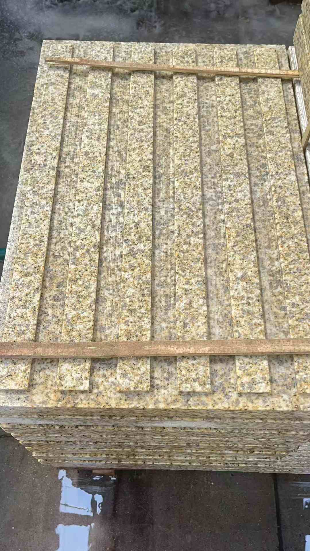 秦皇岛黄金麻盲道 石材盲道